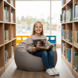 Generated Image October 07, 2025 – 3_59PM Beżowa bluza „Maselko” dla dziewczynki